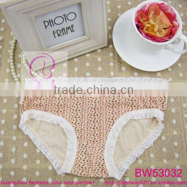 Sex iamges soft briefs panty with lace in stock