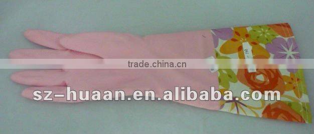 2012 popular rubber household glovesehold gloves