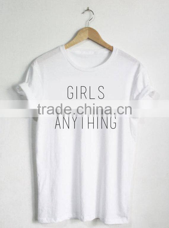 Wholesale Cheaper Custom Girls logo T-Shirt Made In China