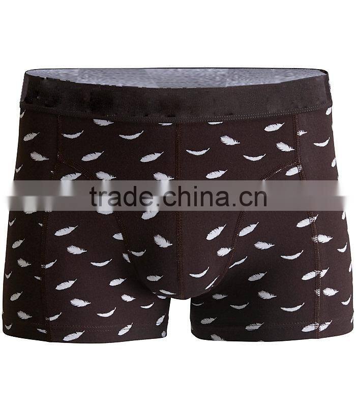 Men sexy pop colorful 3D print cotton boxer shorts briefs