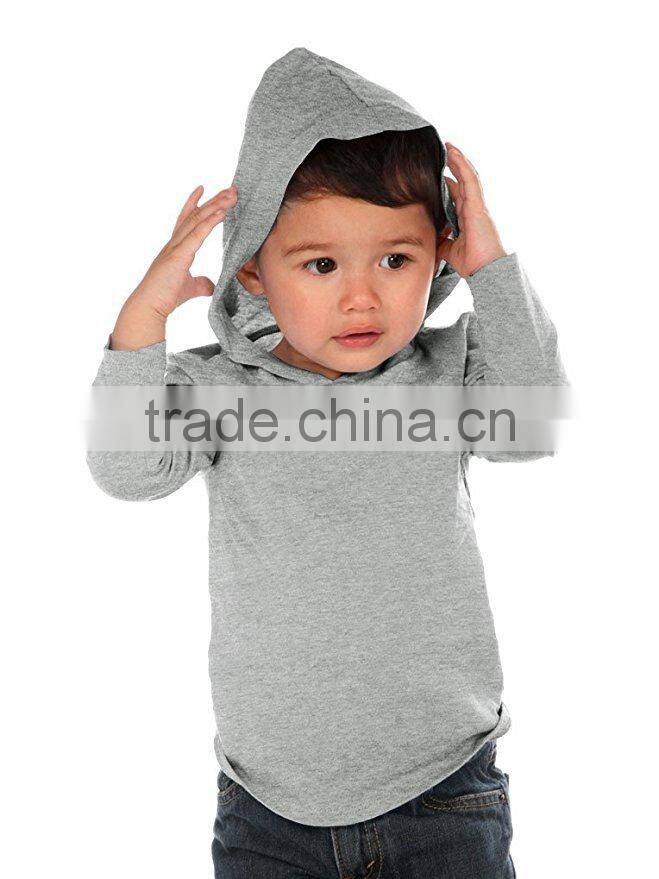 Infant Cotton Hoodies Kids Organic Cotton Fleece Hoodie Lightweight Baby Cute Pullover Sweatshirt Long Sleeve T Shirts Wholesale