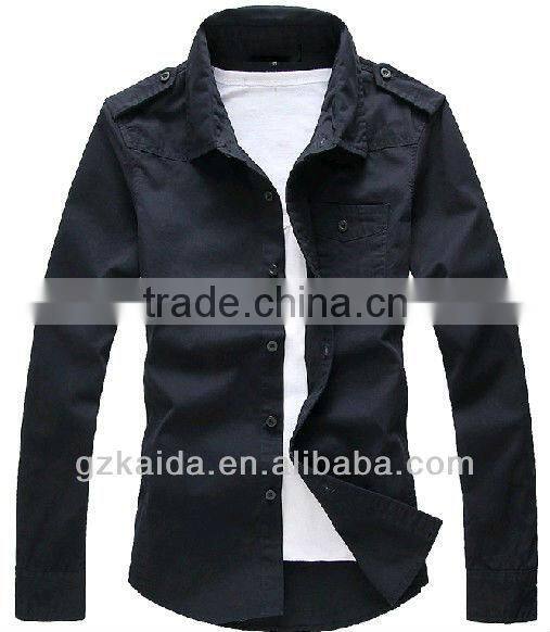 New Design 100% Cotton Men's Casual Shirts for Spring, Summer and Autumn