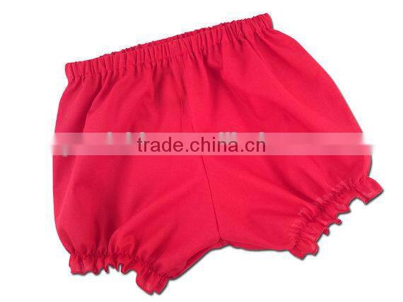 Wholesale Plain Baby Clothes Solid Color Baby Leggings Summer Children Girls Bubble Ruffle Hot Shorts