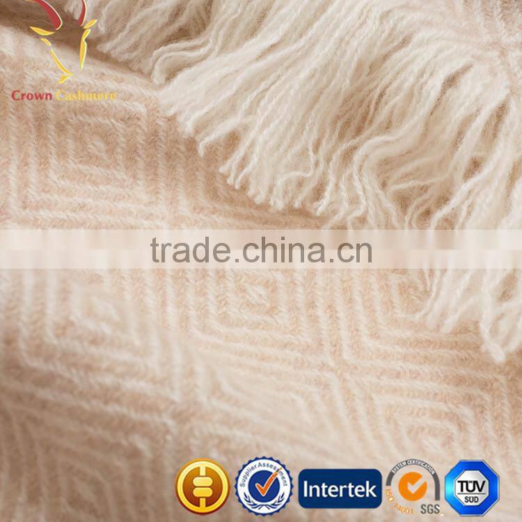 High Quality Baby Cable Cashmere Throw and Blankets