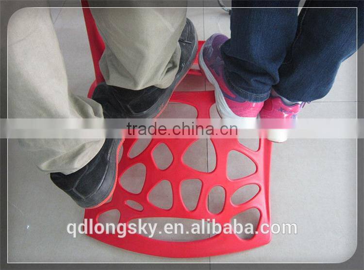 LS-4020A Hot sale modern designer outdoor stackable pp plastic dining chair price