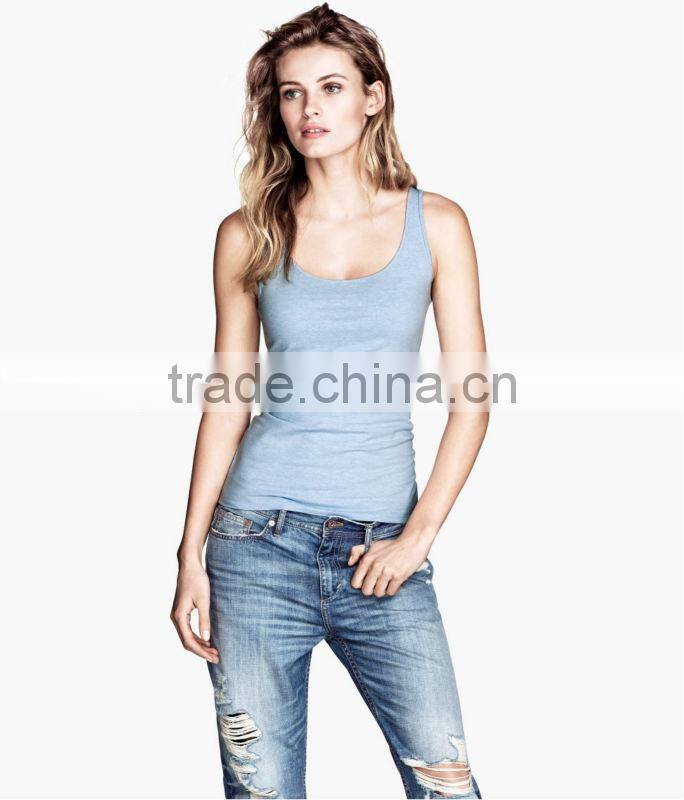 Soft Stretch Jersey Figure-Fit Knit Top