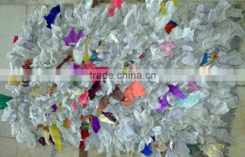 Handmade Recycled Chindi Shaggy Rugs