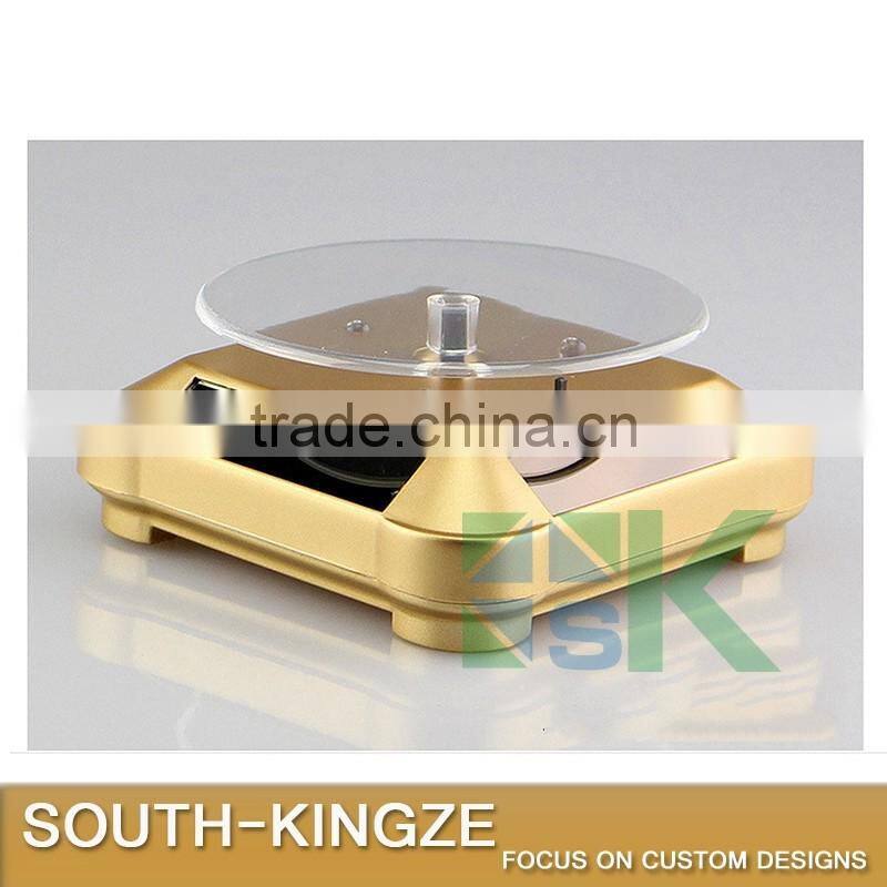 Luxury Watch Solar Power Led Colorful Lighting Display Stand