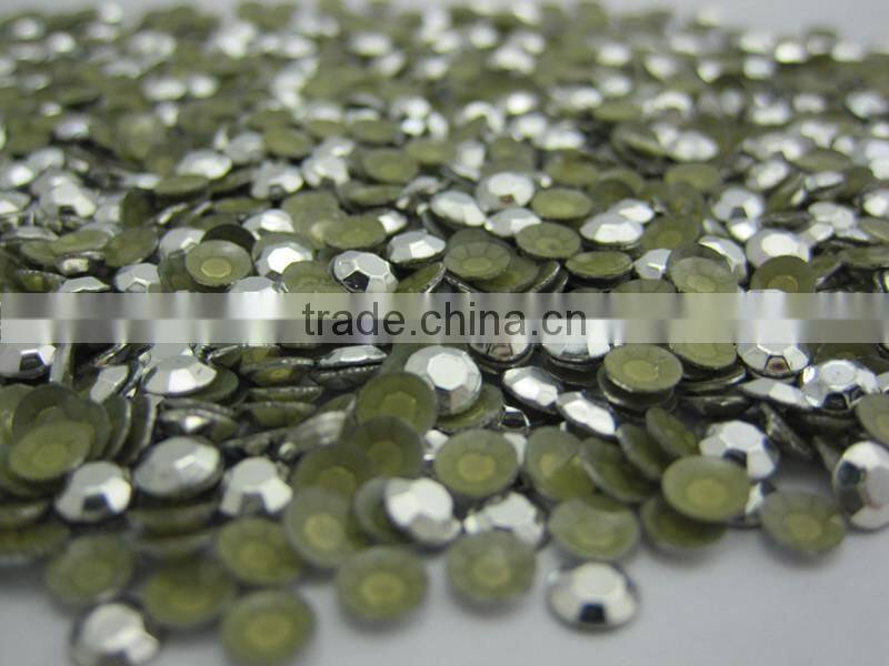 shoes decorate 4mm hot fix rhinestuds