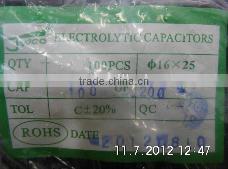 electrolytic capacitor 047uf50v 4x7