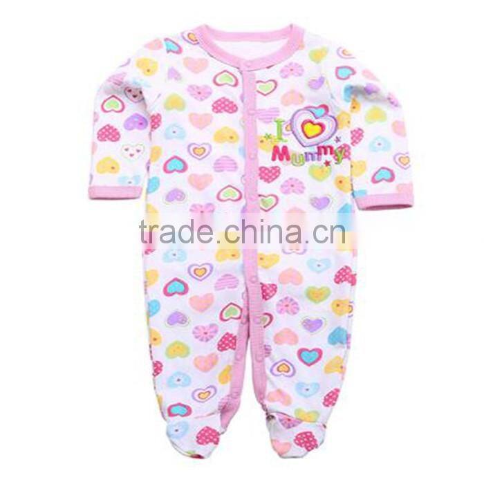 2016 fashion rompers 100% Cotton Long sleeve newborn baby clothes