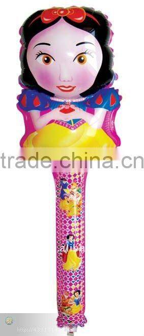 Design panda shaped inflatable cheering stick
