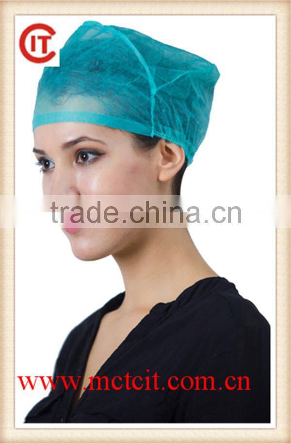 ISO&CE approved Nonwoven surgical caps,disposable surgeon caps,doctor caps