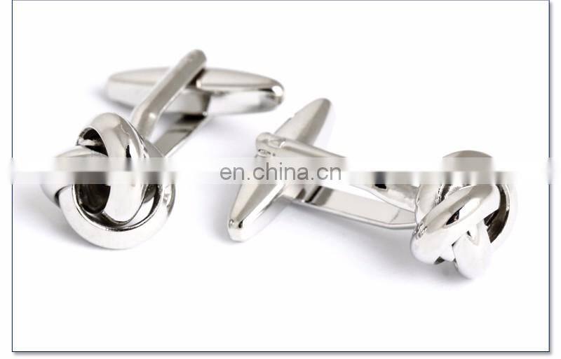 fashion metal knot cufflinks