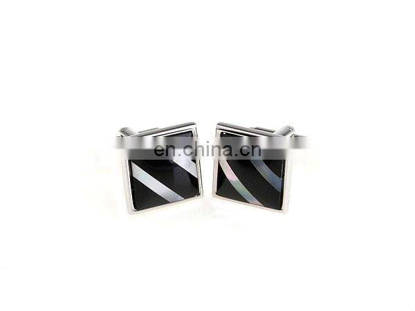 fashion men's jewelry high quality onyx cufflinks