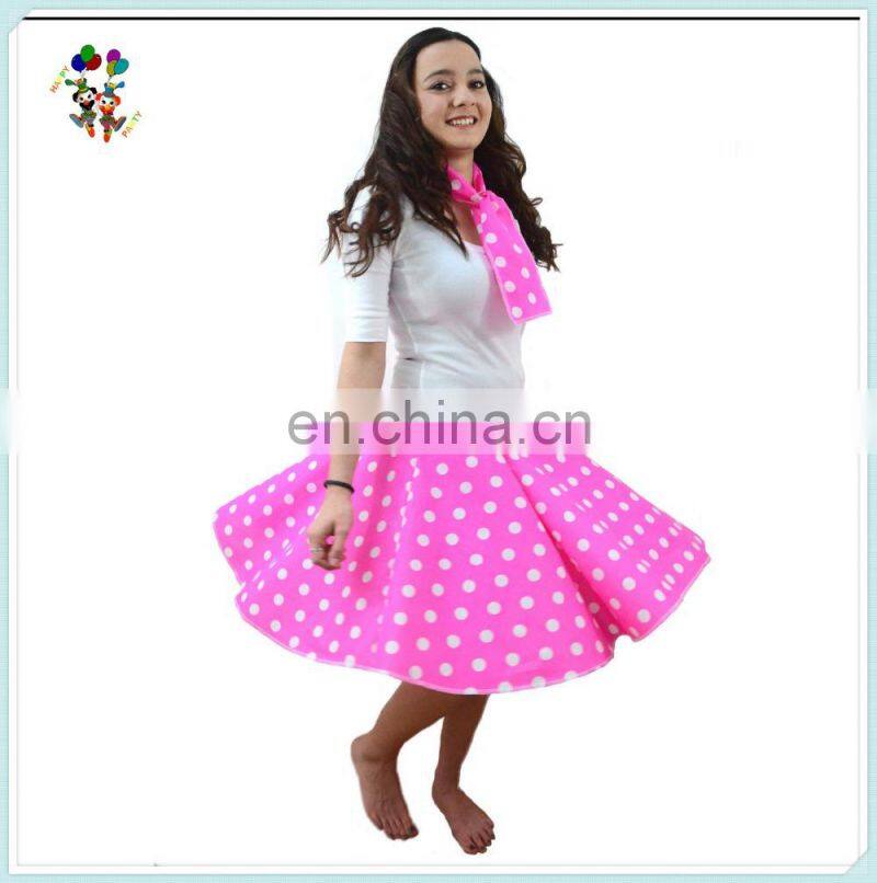 Polka Dot Rock and Roll Hen Party Sexy Fancy Dress Costumes HPC-2483