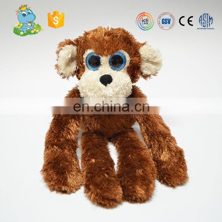 Hot sale small size cute monkey stuffed toys with long arms for sale