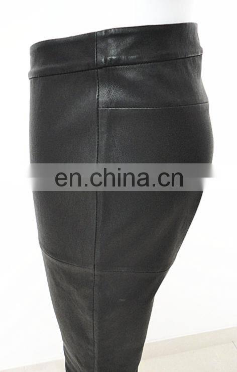 wholesale stretch women sexy black leather leggings for women stretch pants
