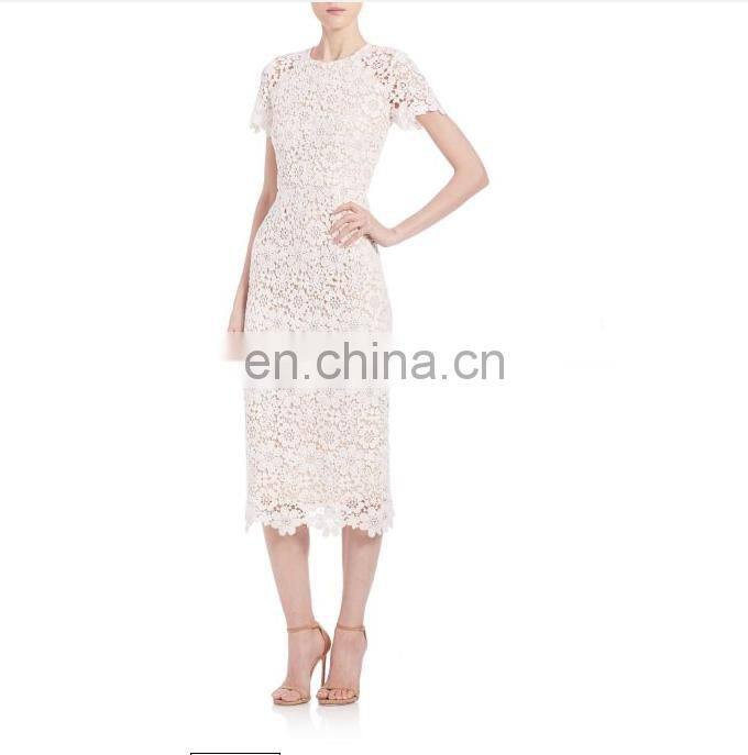 2016 elegant high quality lace evening dress