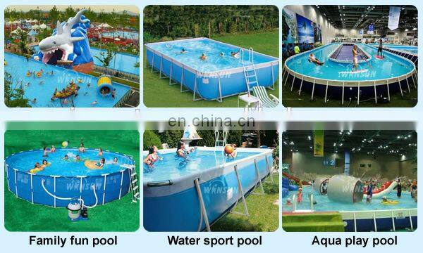 Inflatable Steel Frame jacuzzi ground Pool for holiday time