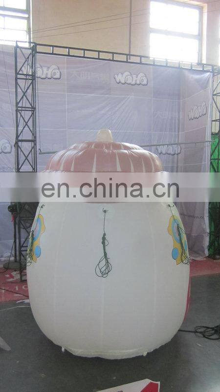 customized printed small inflatable house with led light for advertising
