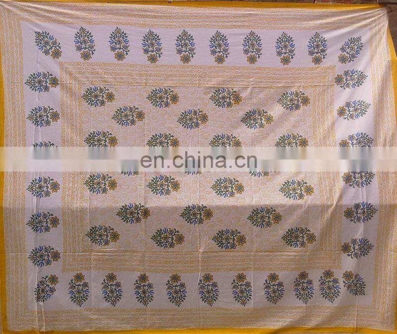 Best sale high quality pretty elegant colorful wholesale indian printed bedsheets