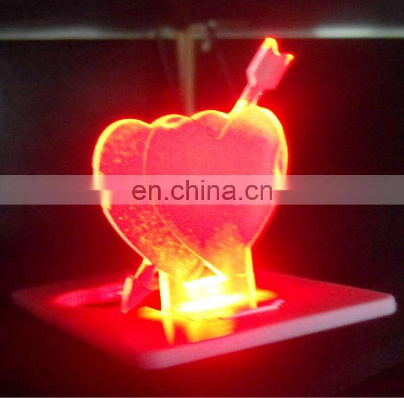 Christmas mini card led light portable led light led light in pocket