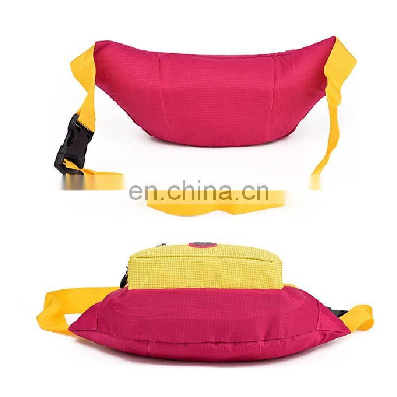 promotional blue and yellow canton manufacturer tactical waist bag with good quality