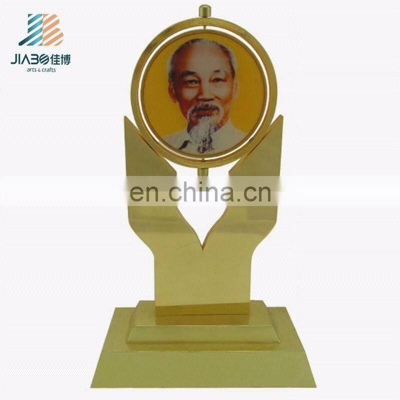 Personalized Antique gold plated metal trophy For Sports