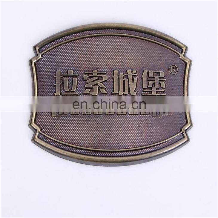 High Grade Packaged Label Type And Vinatge Seal Style Custom Logo Metal Wooden Box Label