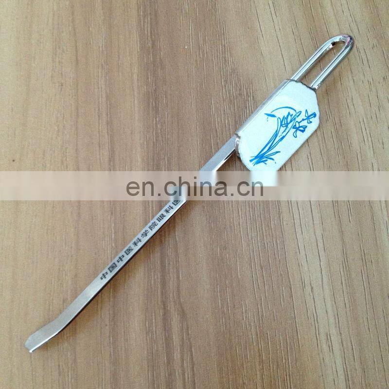 Gift items blank metal bookmark