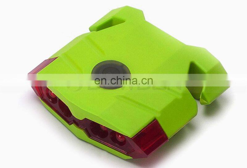 Waterproof Bike Safety Warning Lamp Cycling Rear Plastic Clamp Back Light