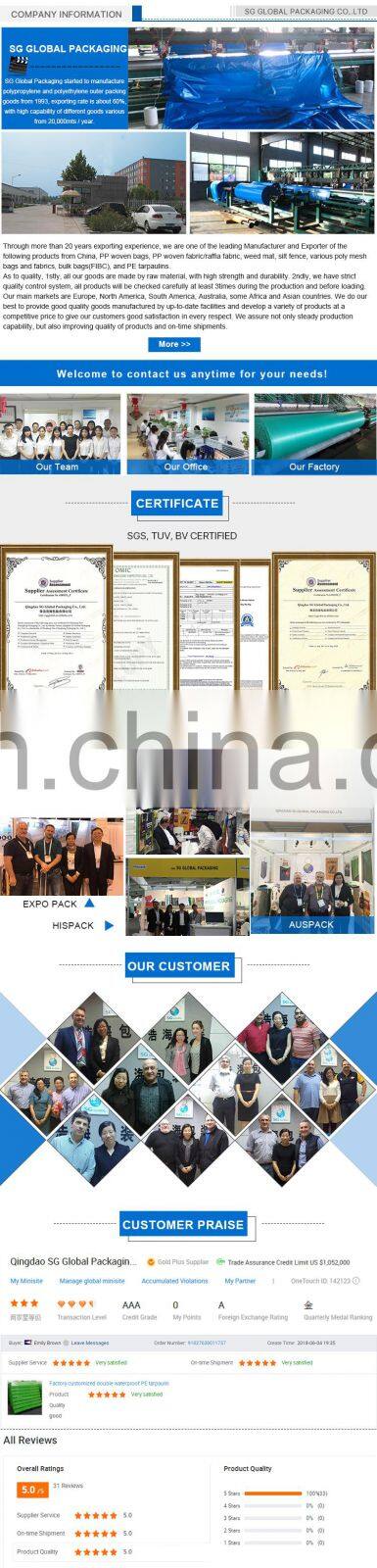 Made in China Tarpaulin PE Woven Fabric