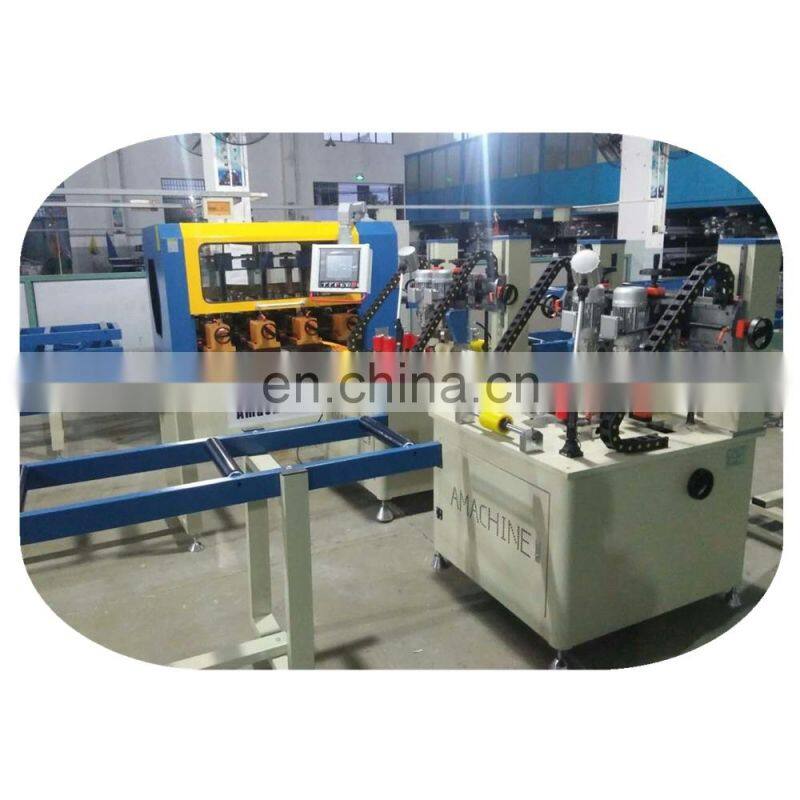 Automatic thermal break assembly machines for aluminium profiles_aluminium window and door_knurling machine_rolling machine