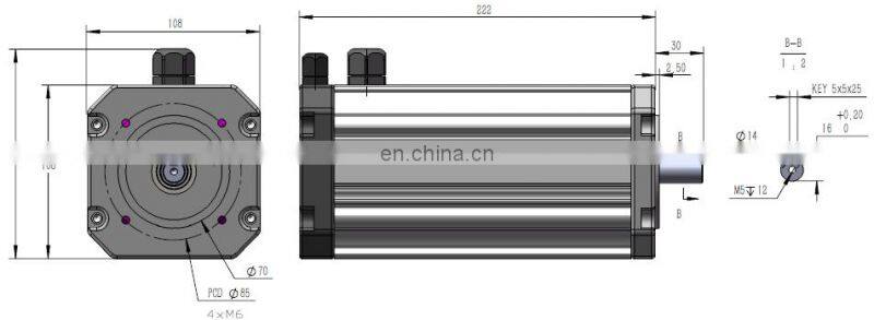 low voltage high torque 1000w 12v dc brushless motor 1500rpm