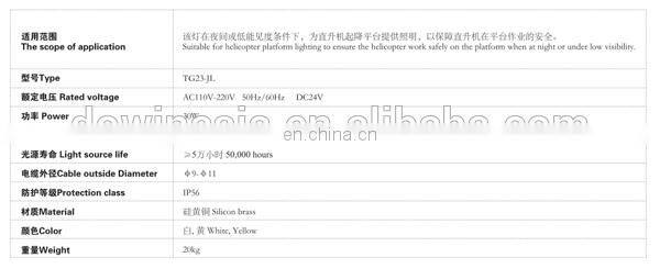 220V 30W LED Lamp Platform Overhead Floodlight