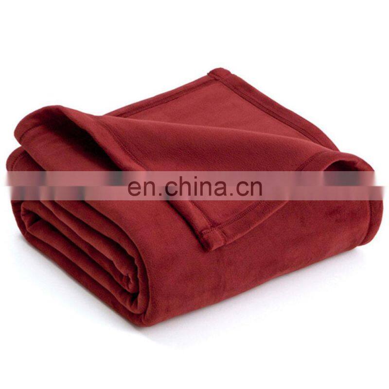 Customized Polyester Warm Blanket Flannel Fleece