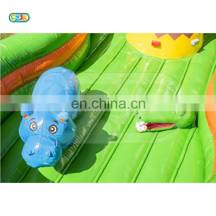 indoor hippo playground china commercial inflatable toddler for sale