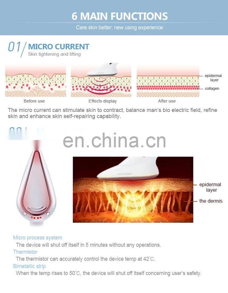 Skin Iron Radio Wave Skin Tightening Microcurrent Face & Body Lifting Device Powerful Lifting Beauty Instrument