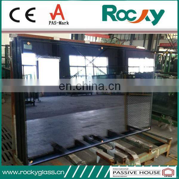 Rocky Glass supply energy saving Low-E insulated tempered glass panels