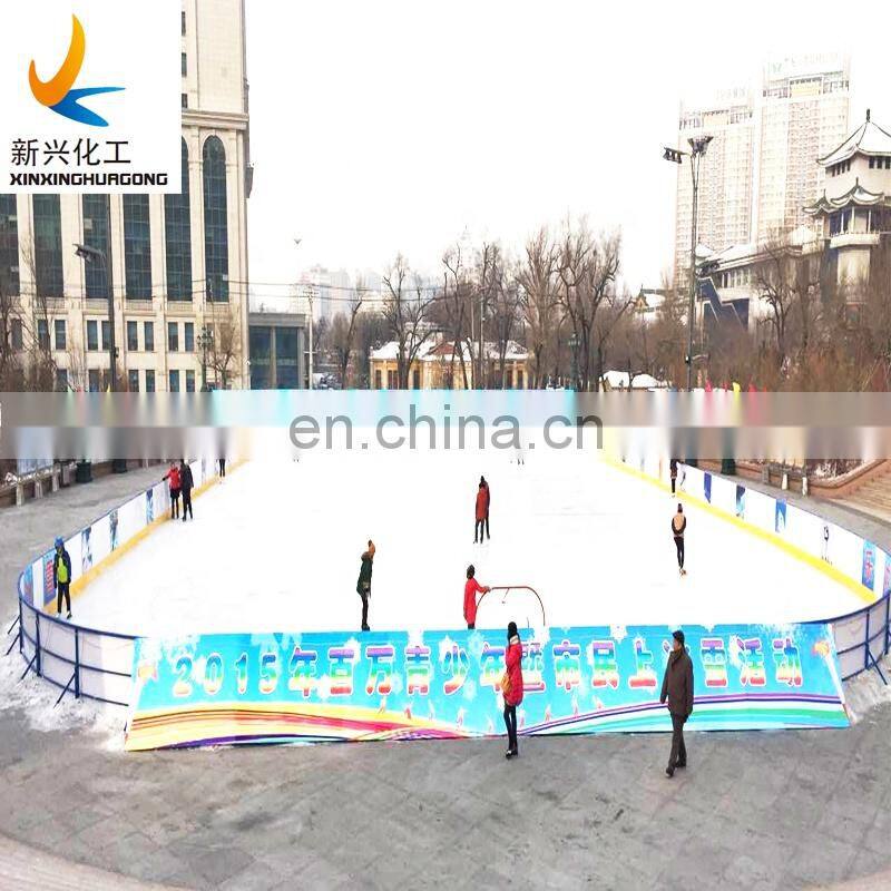 high quality impact resistance hockey synthetic ice rink roll skating boards / barrier