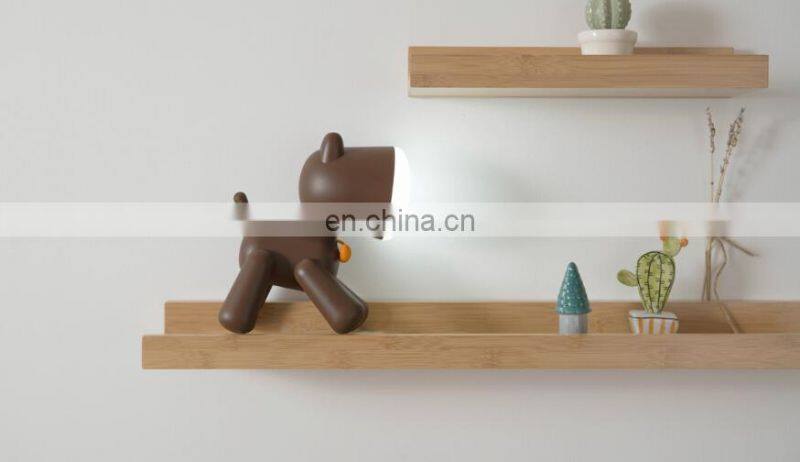 Gift USB Rechargeable Moveable Body Switch Control Cute Image 2 Modes Brightness Children Puppy night Light