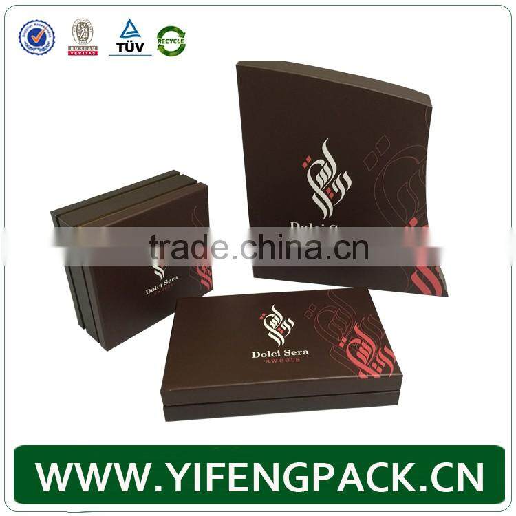 Custom Sweet Chocolate Box Paper Cardboard Candy Chocolate Gift Box