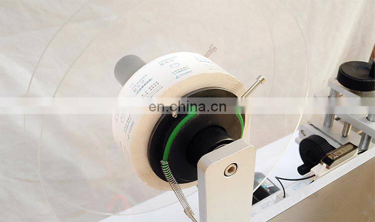 YTK-60 semi-automatic flat labeling machine,bag labeling machine