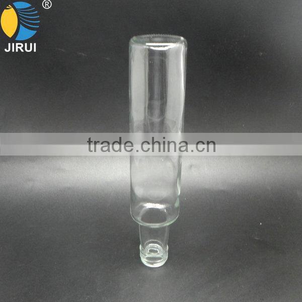 2015 Hot Sale 250ml Round Shape Clear Olive Oil Glass Bottle