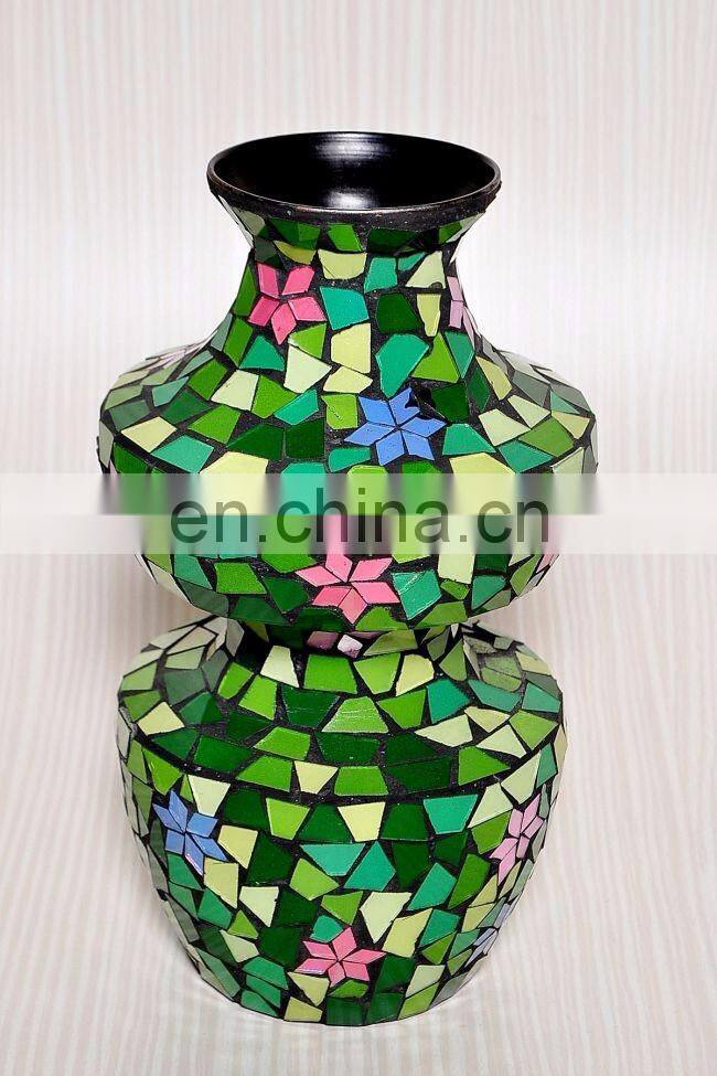 silver aluminium flower pots