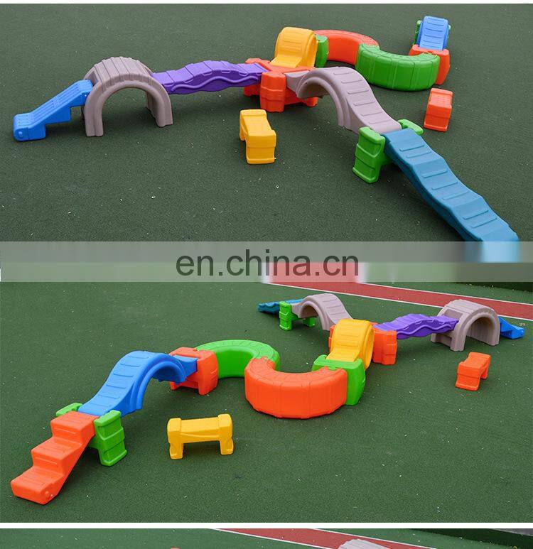 Children Garden Outdoor Big Plastic Balance Bridge