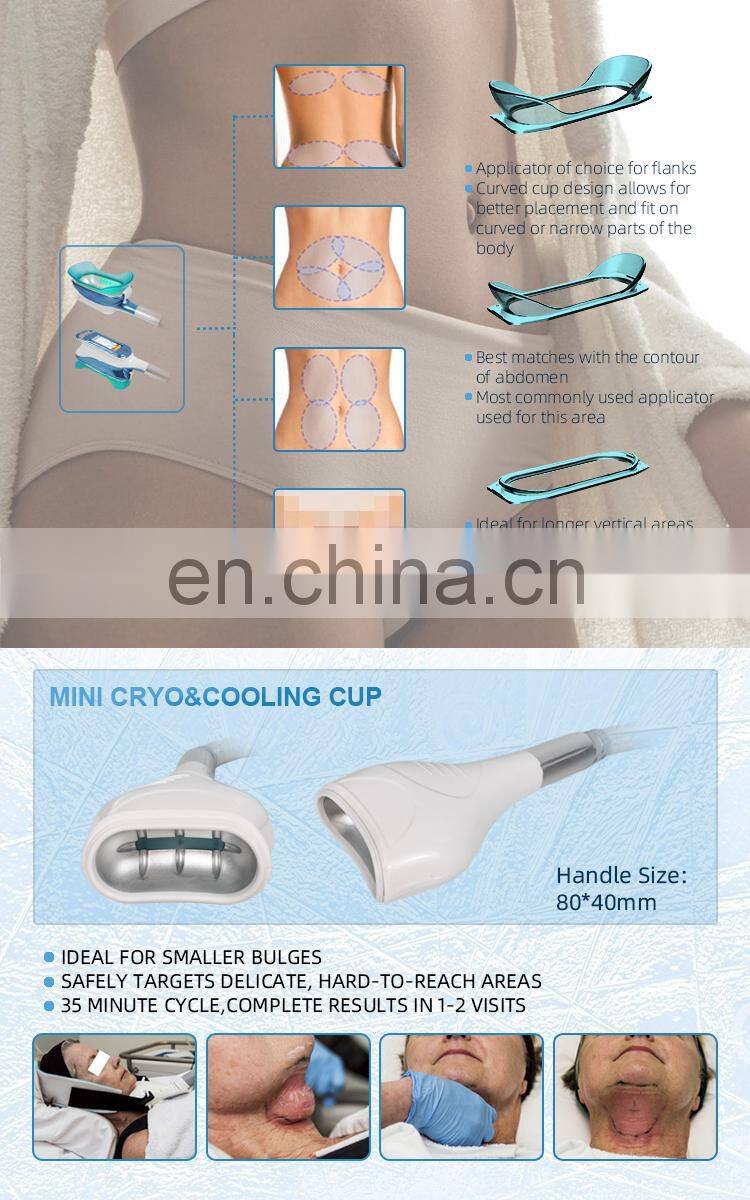 New technology cryo 360 cryolipolysis lose weight machine vaccum cavitation lipo laser pads for fat reduce