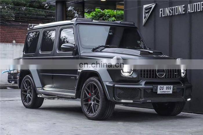 Runde Top Quality Hood For Mercedes-Benz G-Class W464 G63 G500 G350 Upgrade Bar bus B Style Carbon Fiber Engine Cover