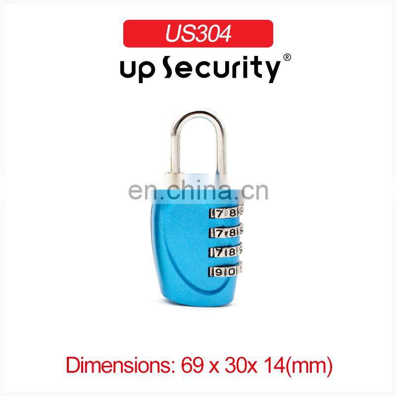 Factory produce Amazon hot selling GYM Locks 4 digit briefcase combination lock Luggage